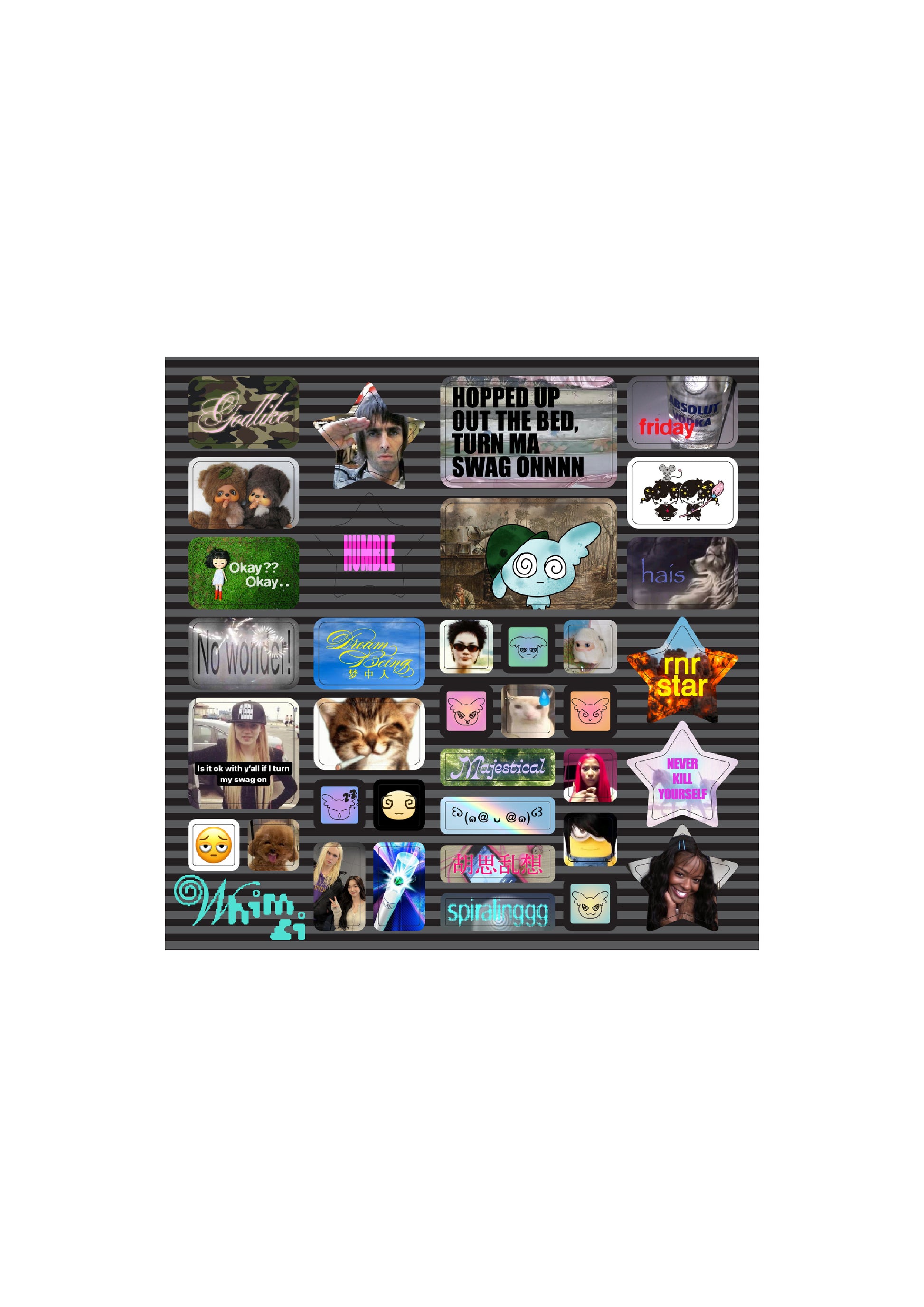 RNR★ STICKER SHEET