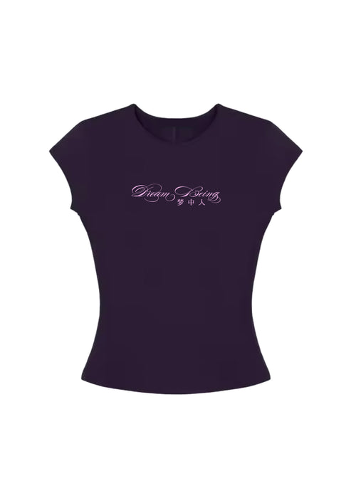 DREAM BABY TEE - PLUM